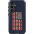 Blue Bullet American Flag Galaxy S25 Impact Case